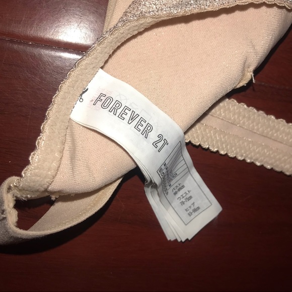 Light pink glitter bralette - Picture 2 of 2